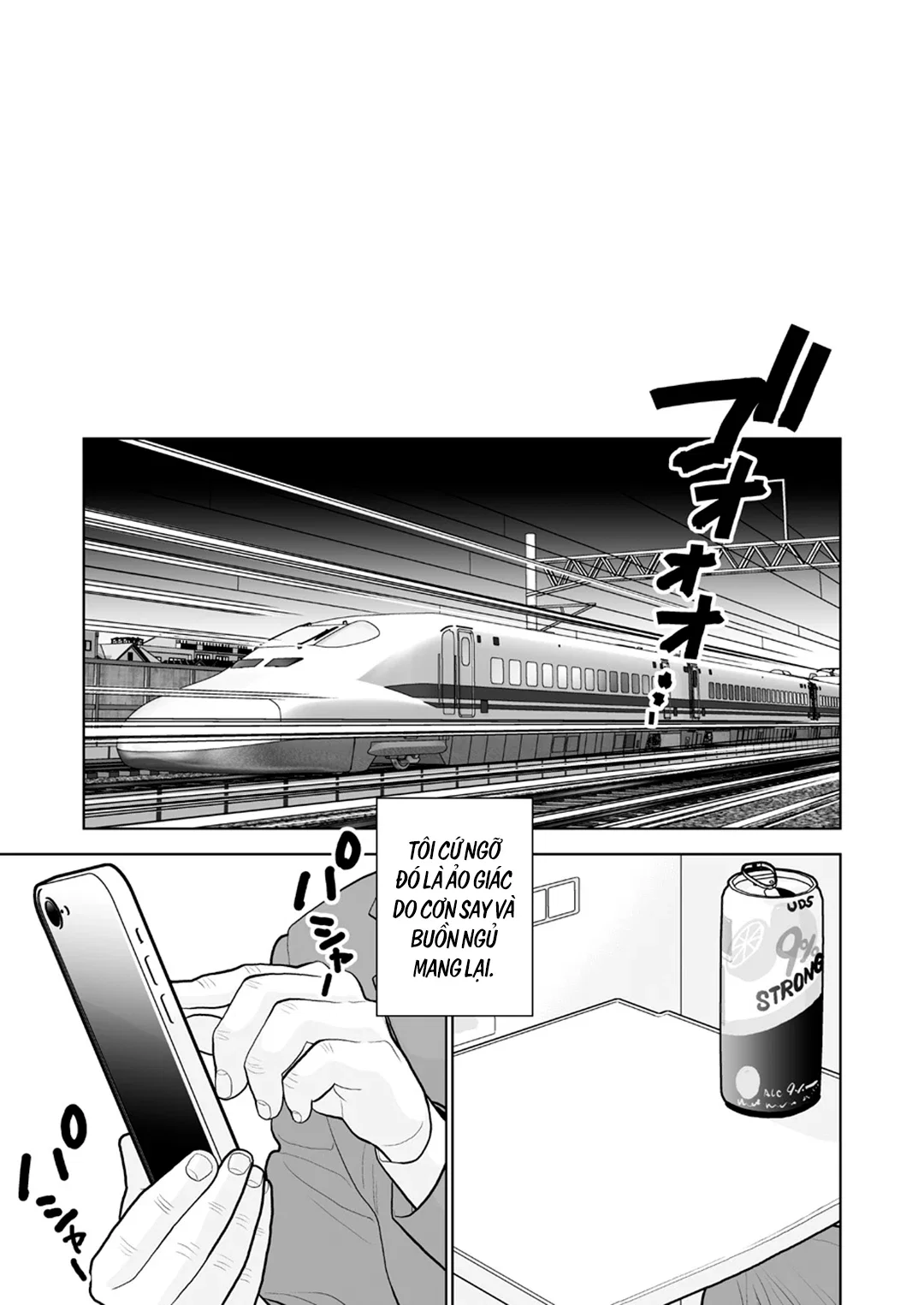 Cô nàng say trên chuyến tàu đêm - Oneshot trang 2