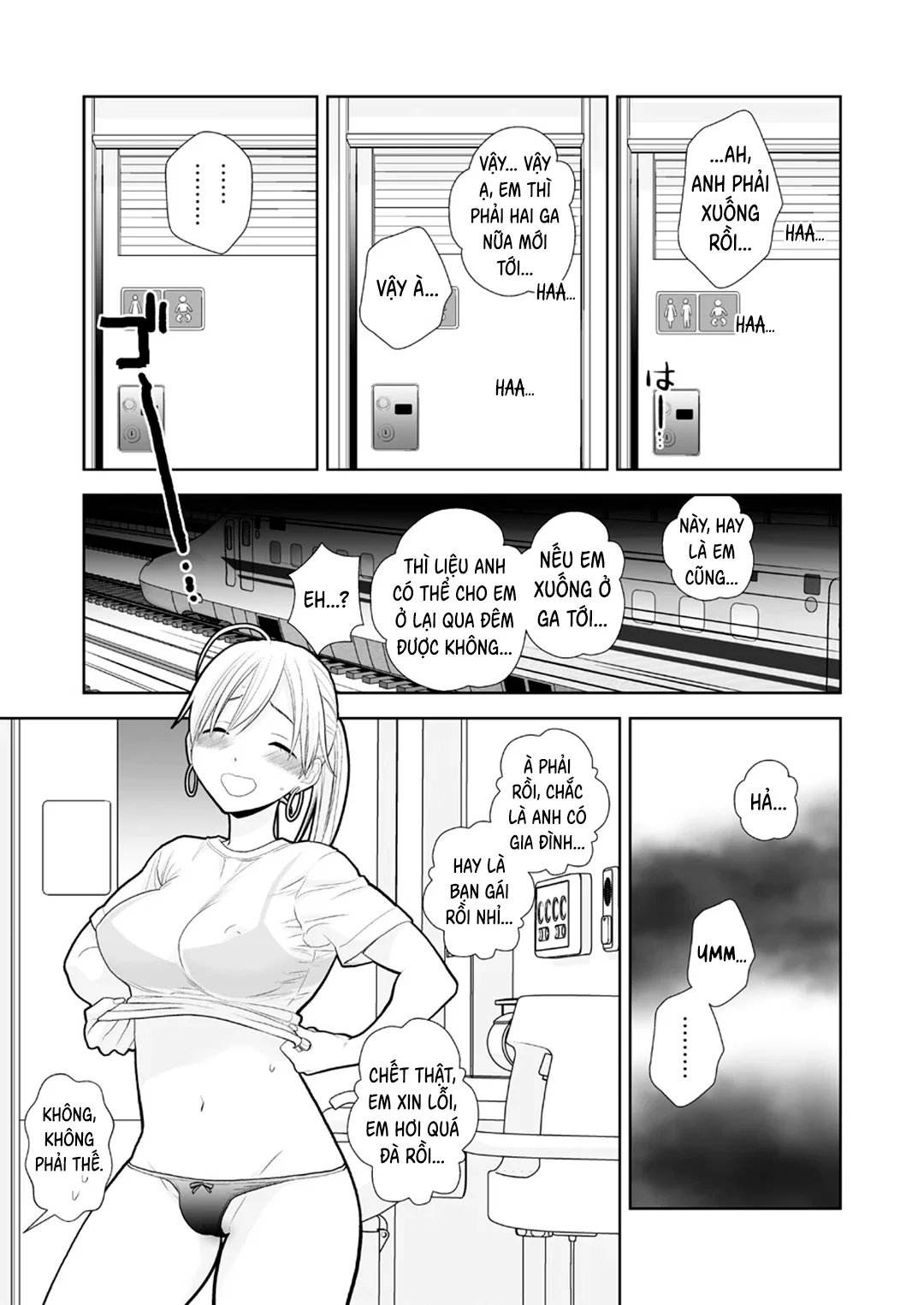 Cô nàng say trên chuyến tàu đêm - Oneshot trang 36