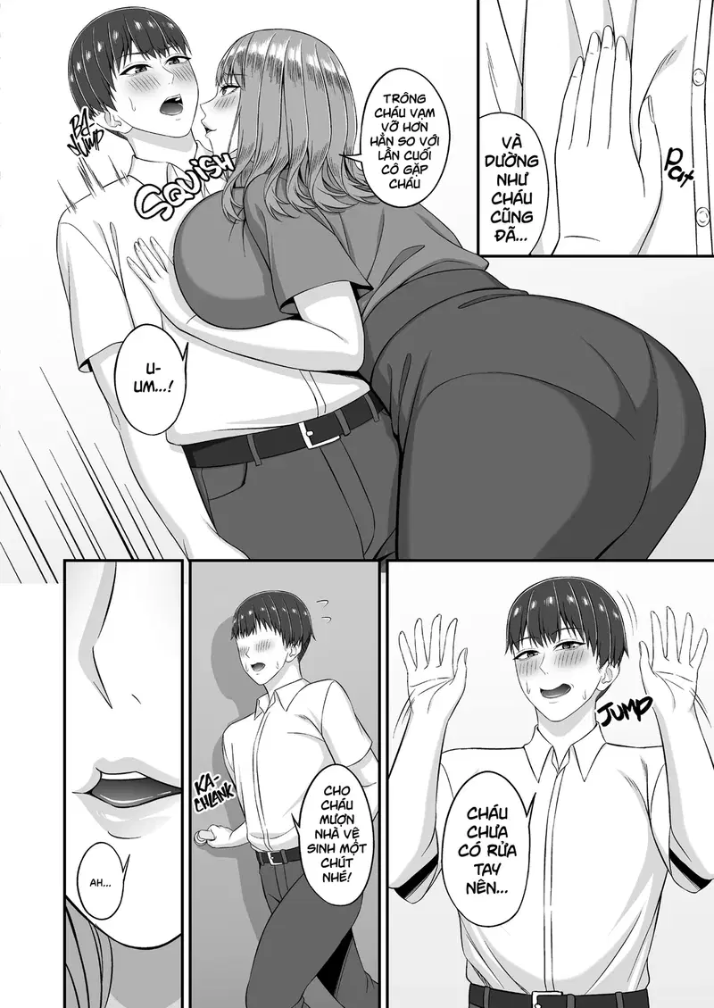 Gần gũi với mẹ bạn ngực khủng - Oneshot trang 6