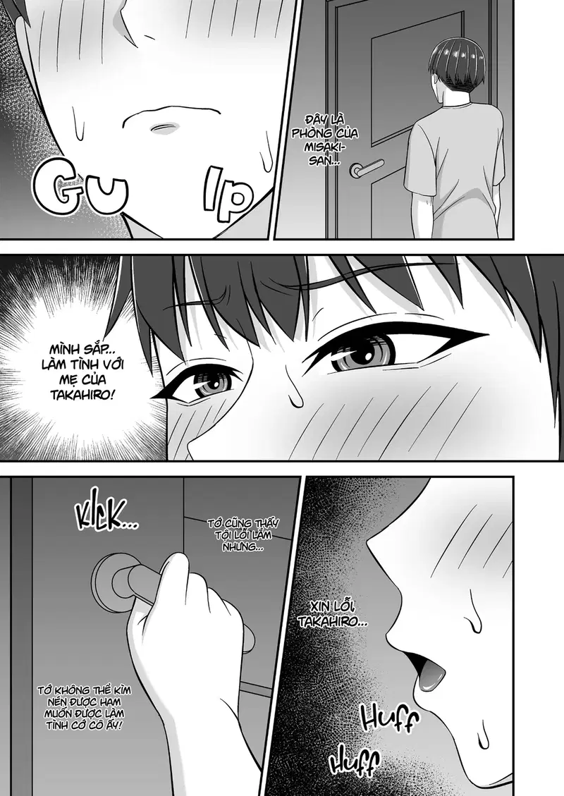 Gần gũi với mẹ bạn ngực khủng - Oneshot trang 23