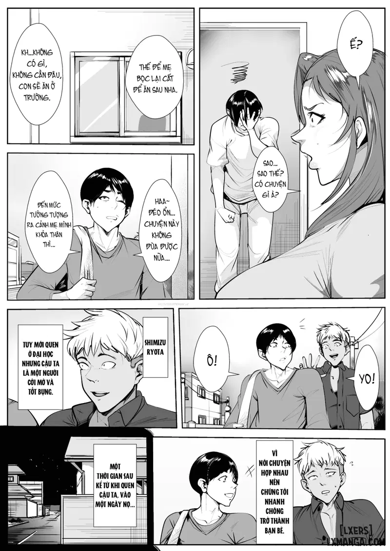 Hahaoya ga Tomodachi to Kossori Tsukiai Hajimete Kara Kizuita Ore no Kanjou - Chapter 1 trang 15