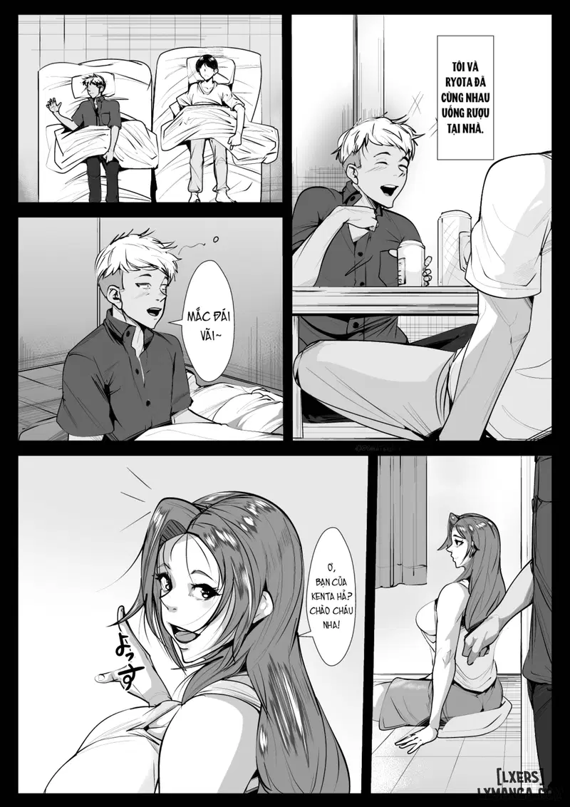Hahaoya ga Tomodachi to Kossori Tsukiai Hajimete Kara Kizuita Ore no Kanjou - Chapter 1 trang 16