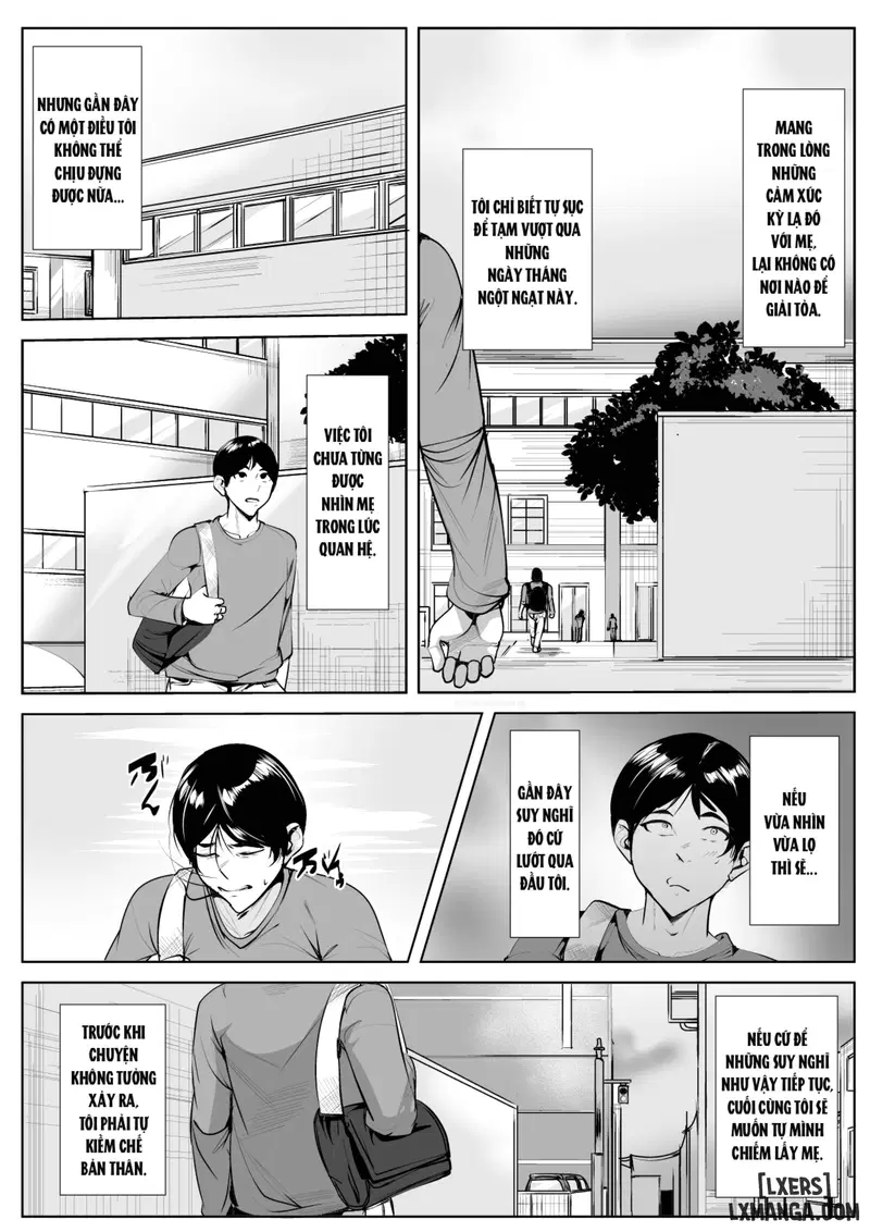 Hahaoya ga Tomodachi to Kossori Tsukiai Hajimete Kara Kizuita Ore no Kanjou - Chapter 1 trang 19