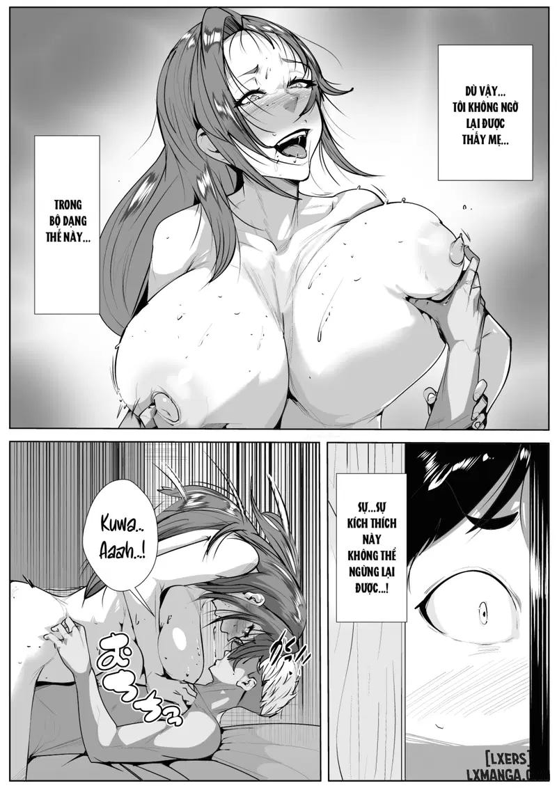 Hahaoya ga Tomodachi to Kossori Tsukiai Hajimete Kara Kizuita Ore no Kanjou - Chapter 1 trang 24