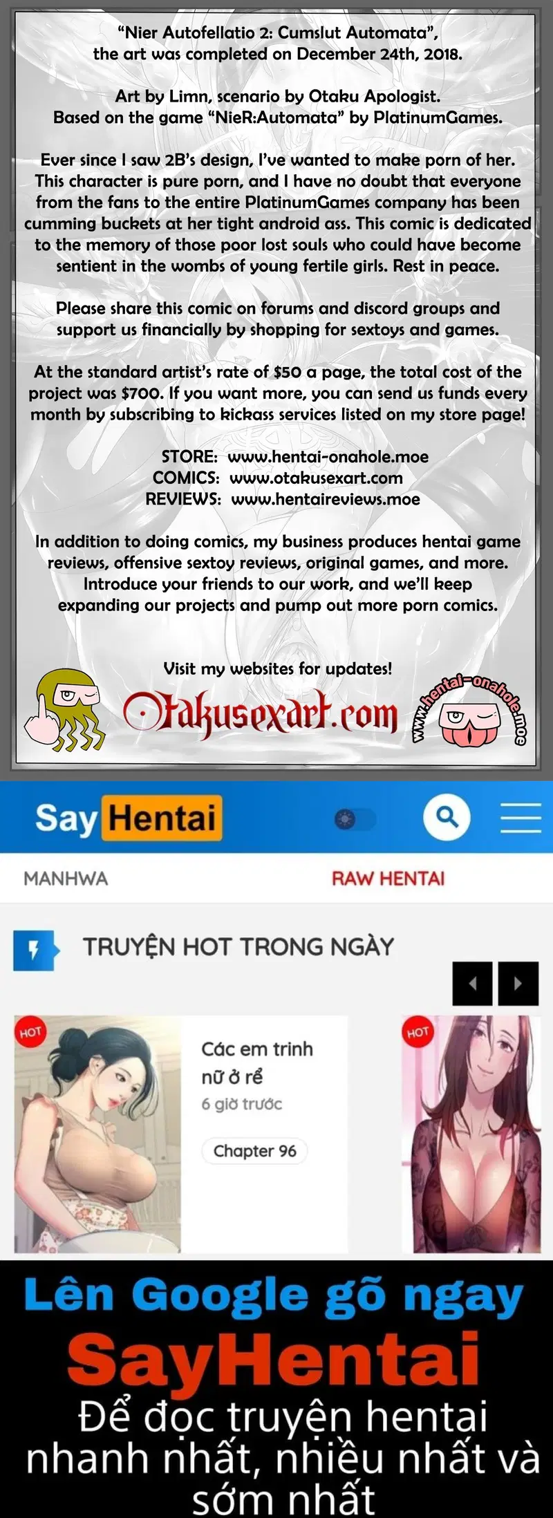 Nier Autofellatio 2 - Oneshot trang 16