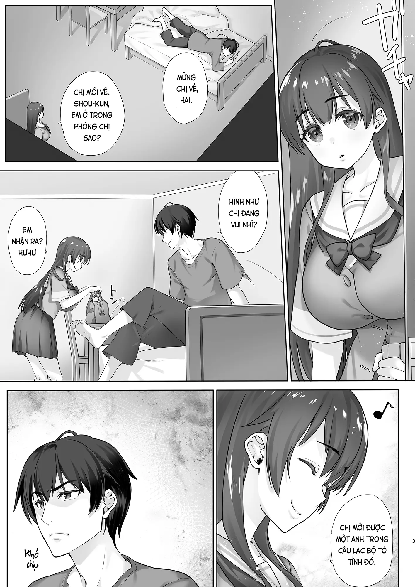 Teihanpatsu JK Onee-chan Manami wa S na Otouto ni Sakaraenai - Teihanpatsu JK Onee-chan Manami wa S na Otouto ni Sakaraenai trang 3