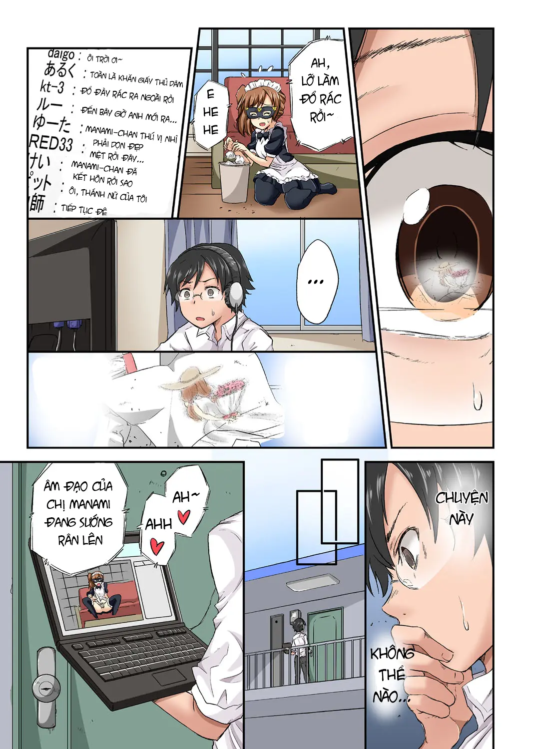 Netorare Hitozuma Net de Nama Nugi Haishinsuru Onna - Manami - Netorare Hitozuma Net de Nama Nugi Haishinsuru Onna - Manami trang 12