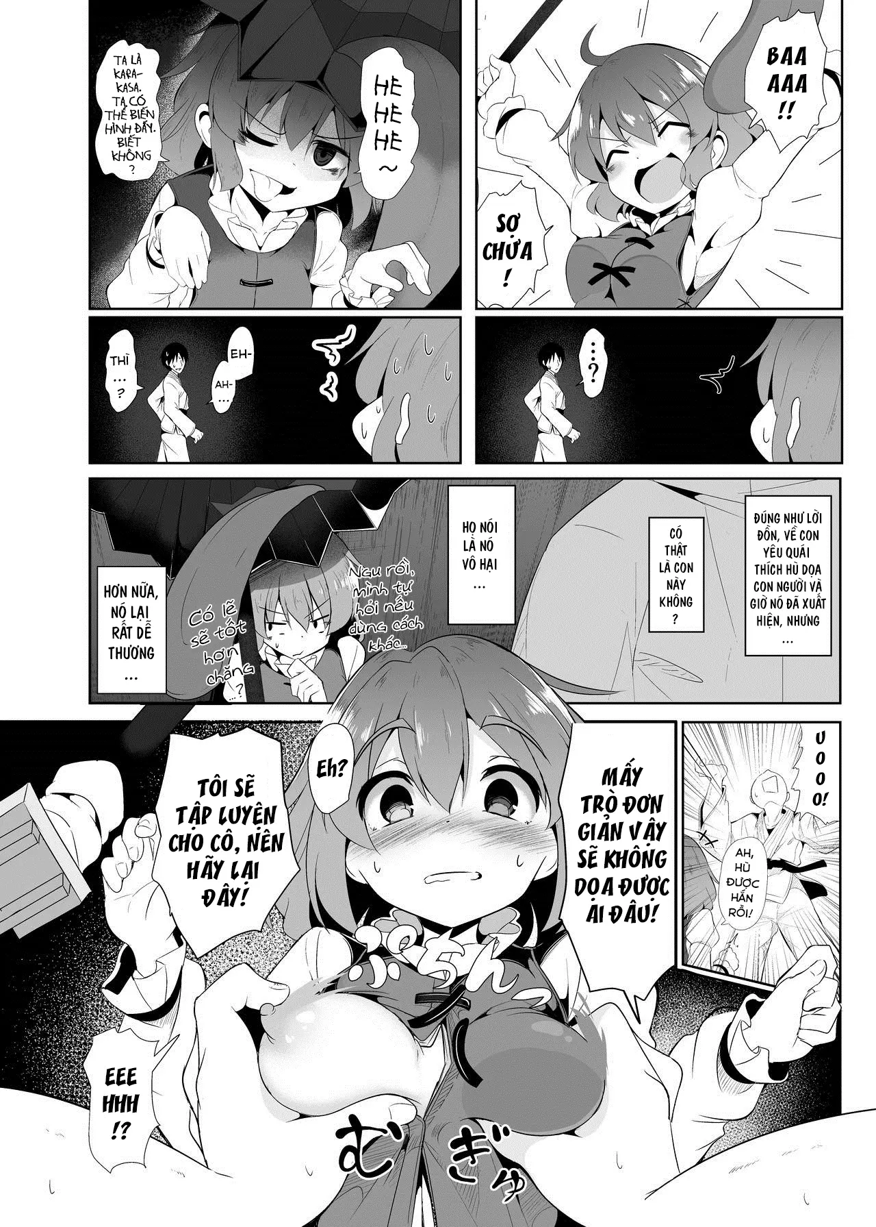 Uso no Odorokashikata o Oshierarete Tokuige ni Jissen suru Kogasa-chan (Touhou Project) [Vietnamese Tiếng Việt] Bác Lệ Thần Xã] - Uso no Odorokashikata o Oshierarete Tokuige ni Jissen suru Kogasa-chan (Touhou Project) [Vietnamese Tiếng Việt] Bác Lệ Thần Xã] trang 3