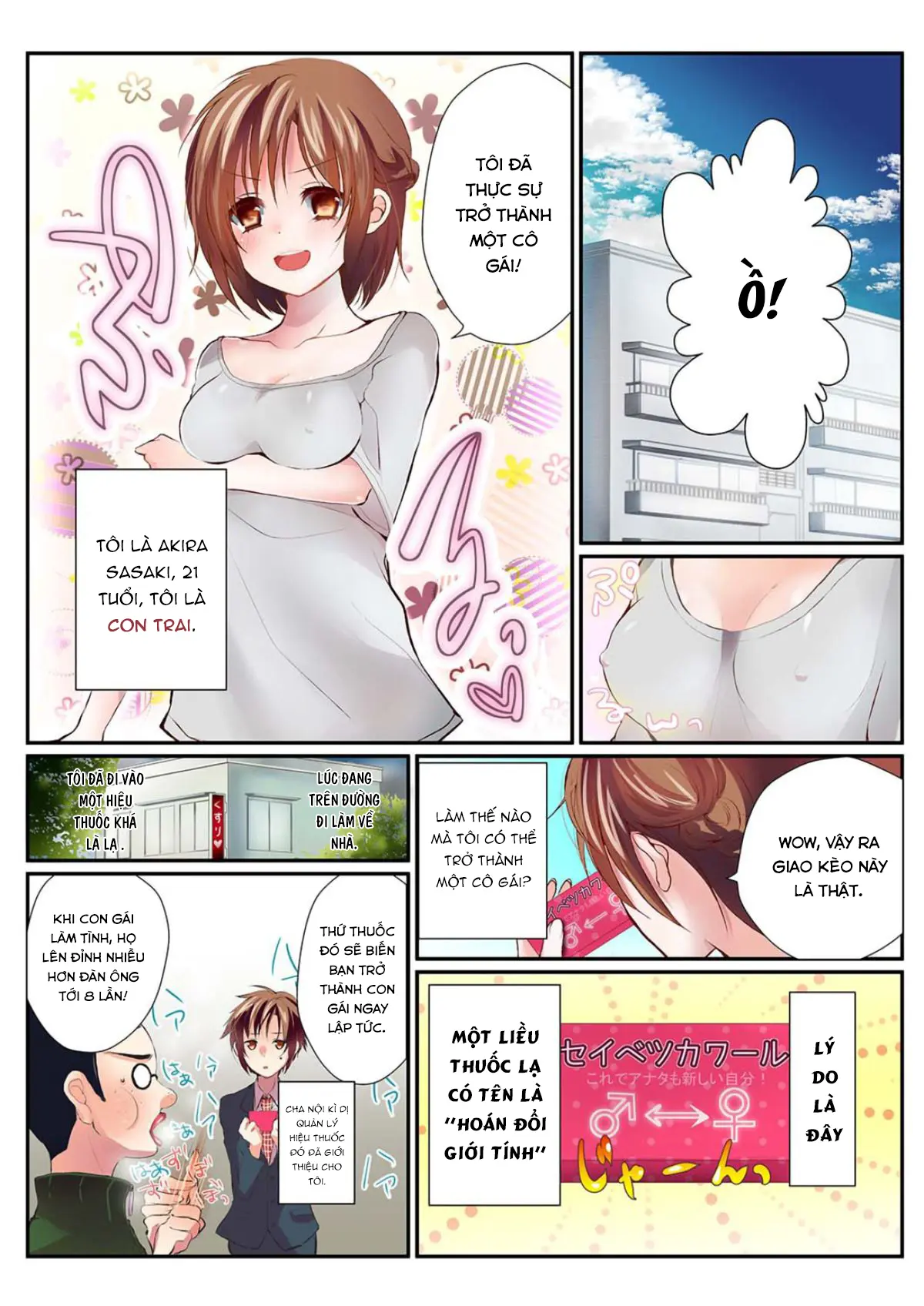 Onna no Karada de Shitai Koto! ~♂⇔♀ Kaikan Irekawari Life~