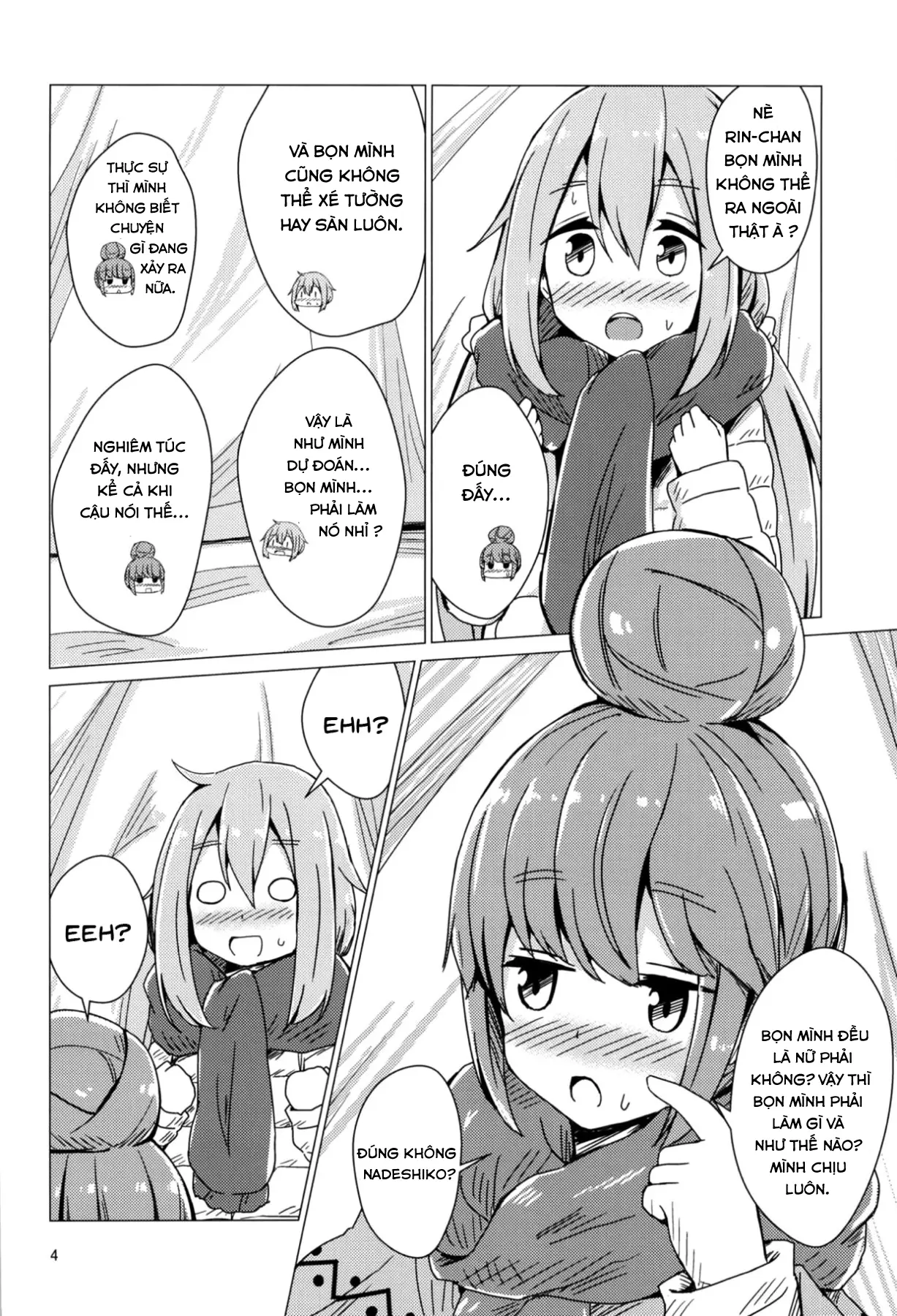 Sex Shinai to Derenai Tent ni Tojikomerareta NadeRin - Sex Shinai to Derenai Tent ni Tojikomerareta NadeRin trang 3