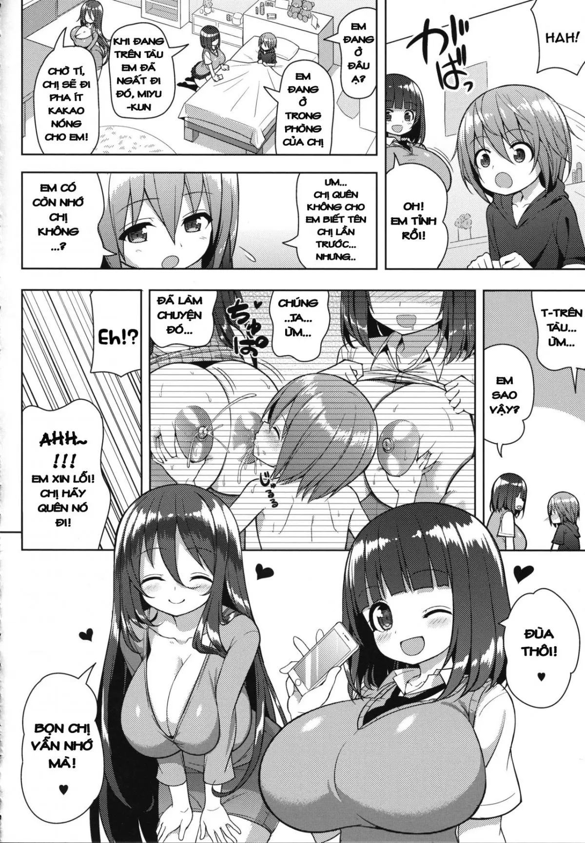 Onee-san to Onee-chan de Sandwich - Onee-san to Onee-chan de Sandwich trang 9