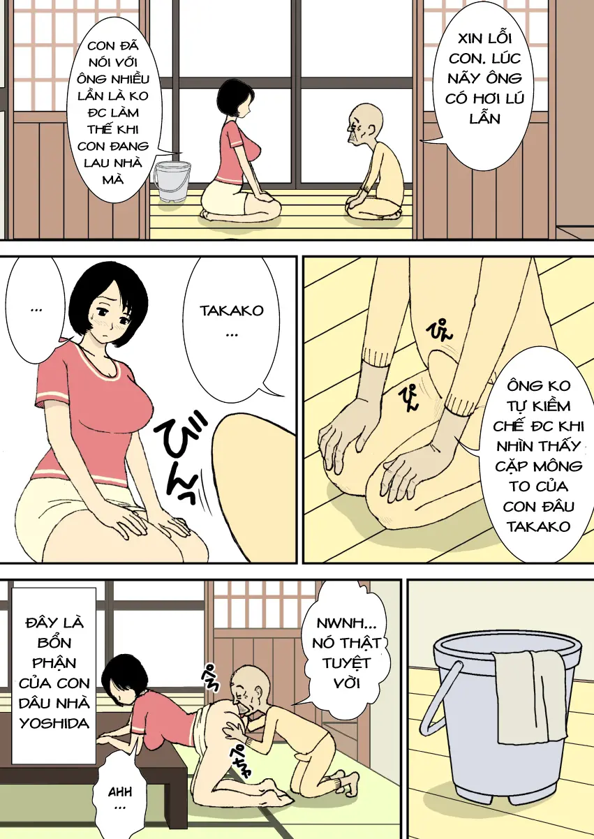 Ojii-chan to Gifu to Giri no Musuko to, Kyonyuu Yome. | Ông nội, bố chồng, con trai chồng và cô vợ vú bự Ch. 1 - Ojii-chan to Gifu to Giri no Musuko to, Kyonyuu Yome. | Ông nội, bố chồng, con trai chồng và cô vợ vú bự Ch. 1 trang 5