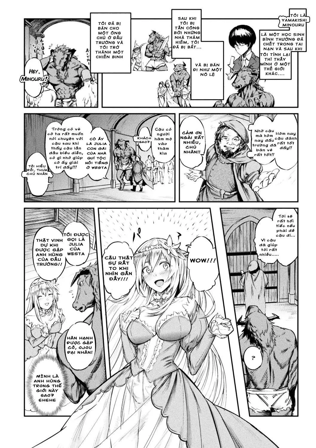 Tensei Shite Minotauros ni Nattara Ojou-sama ni Semarareta Ken - Tensei Shite Minotauros ni Nattara Ojou-sama ni Semarareta Ken trang 2