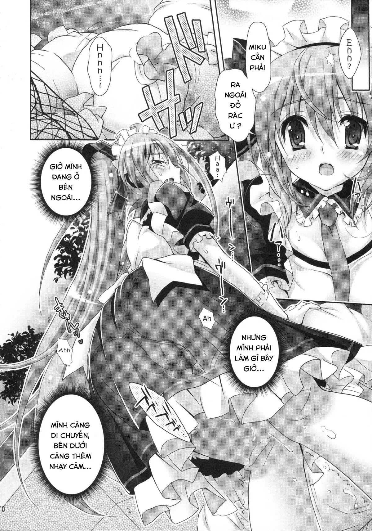 Miku-san ga Maid Fuku o Kite Iroiro Kirei ni Shitekureru Ohanashi. - Miku-san ga Maid Fuku o Kite Iroiro Kirei ni Shitekureru Ohanashi. trang 8