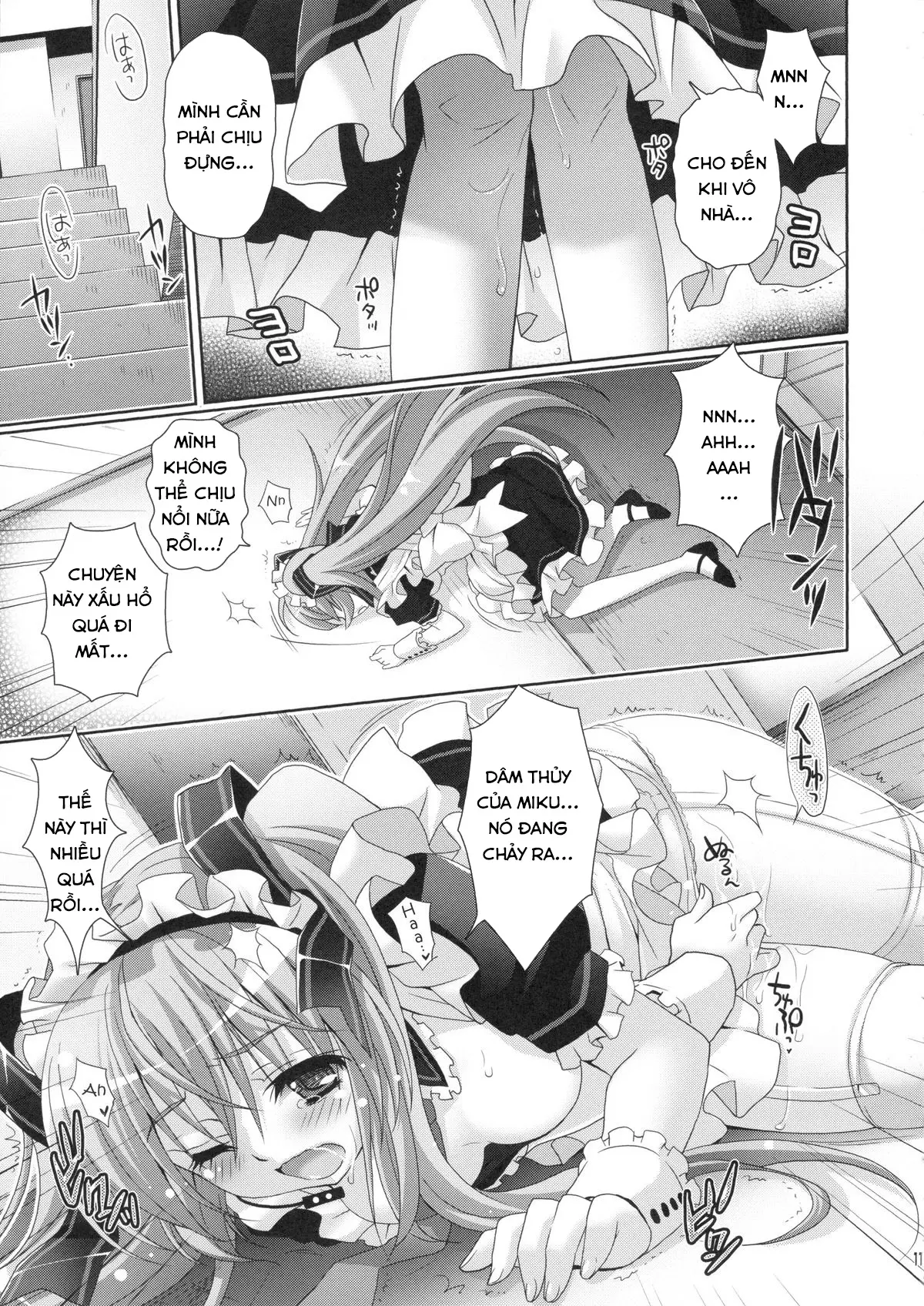 Miku-san ga Maid Fuku o Kite Iroiro Kirei ni Shitekureru Ohanashi. - Miku-san ga Maid Fuku o Kite Iroiro Kirei ni Shitekureru Ohanashi. trang 9