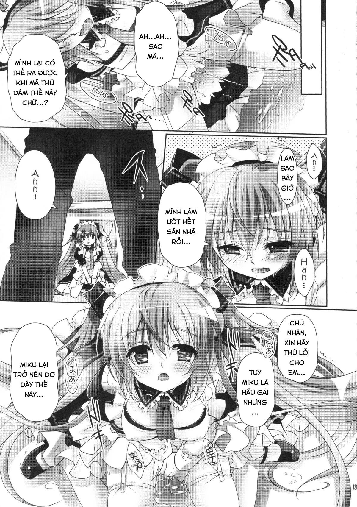 Miku-san ga Maid Fuku o Kite Iroiro Kirei ni Shitekureru Ohanashi. - Miku-san ga Maid Fuku o Kite Iroiro Kirei ni Shitekureru Ohanashi. trang 11