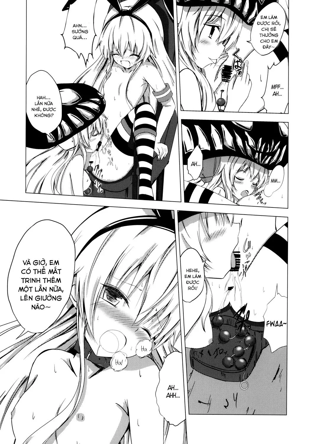 Kuubo Wo-Kyuu-chan no Shimakaze Yuri Dorei Choukyou ~Anal Kaihatsu Hen~ - Kuubo Wo-Kyuu-chan no Shimakaze Yuri Dorei Choukyou ~Anal Kaihatsu Hen~ trang 14