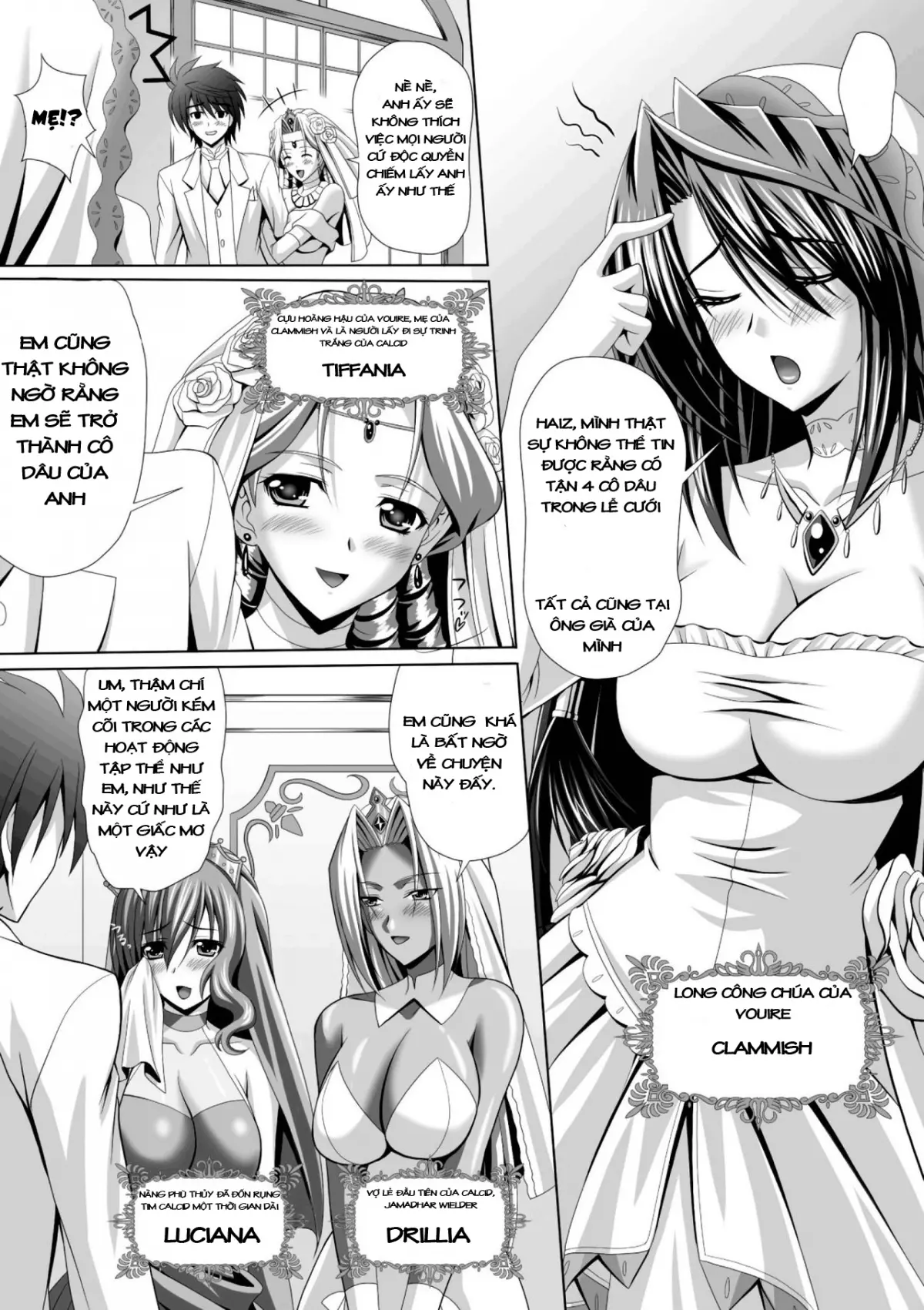Harem Wedding The Sweet Honeymoon Ch. 1-2 - Harem Wedding The Sweet Honeymoon Ch. 1-2 trang 9