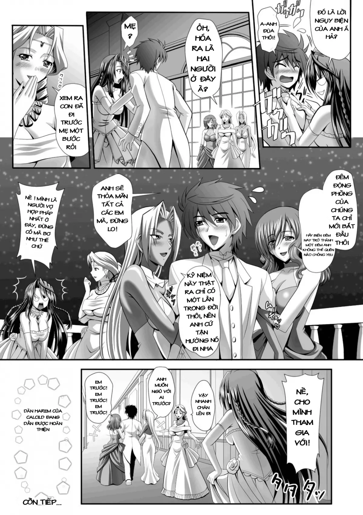 Harem Wedding The Sweet Honeymoon Ch. 1-2 - Harem Wedding The Sweet Honeymoon Ch. 1-2 trang 26
