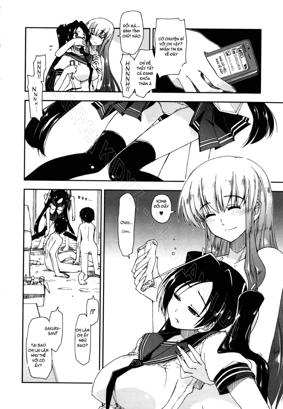 Mosaic x Sanshimai - Mosaic x Three Sisters Genteiban (decensored) - Mosaic x Sanshimai - Mosaic x Three Sisters Genteiban (decensored) trang 128