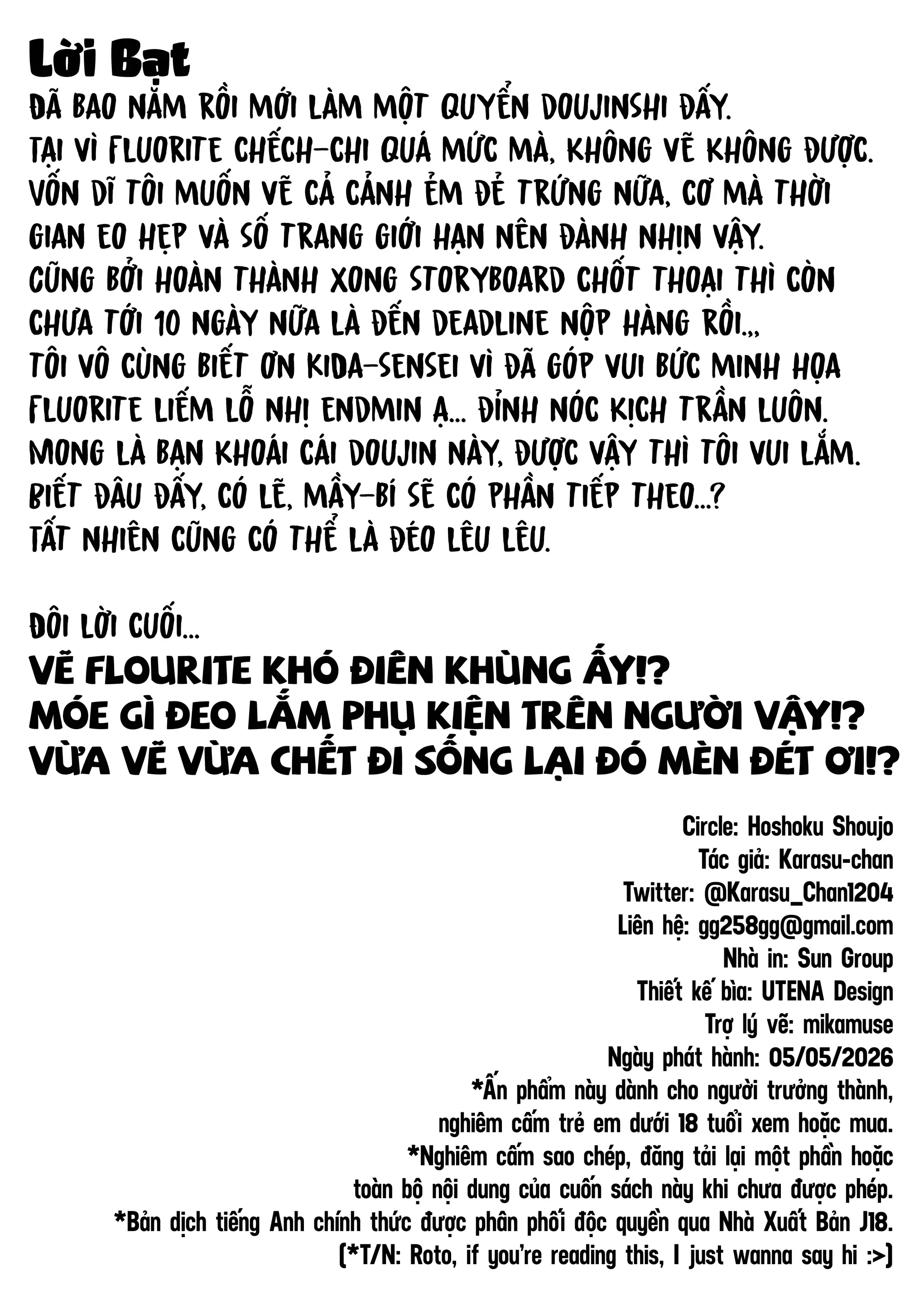 Furooraito no Shiikuretto Kyouyaku | Thỏa Thuận Ngầm Với Em Fluorite (decensored) - Furooraito no Shiikuretto Kyouyaku | Thỏa Thuận Ngầm Với Em Fluorite (decensored) trang 41