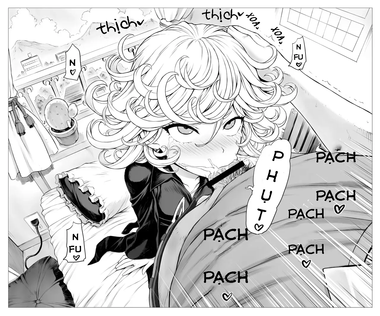 Date wa Tatsumaki-chan no Heya de Fella Shite Moraimasu | Tôi sẽ làm tình trong phòng của Tatsumaki-chan - Date wa Tatsumaki-chan no Heya de Fella Shite Moraimasu | Tôi sẽ làm tình trong phòng của Tatsumaki-chan trang 4